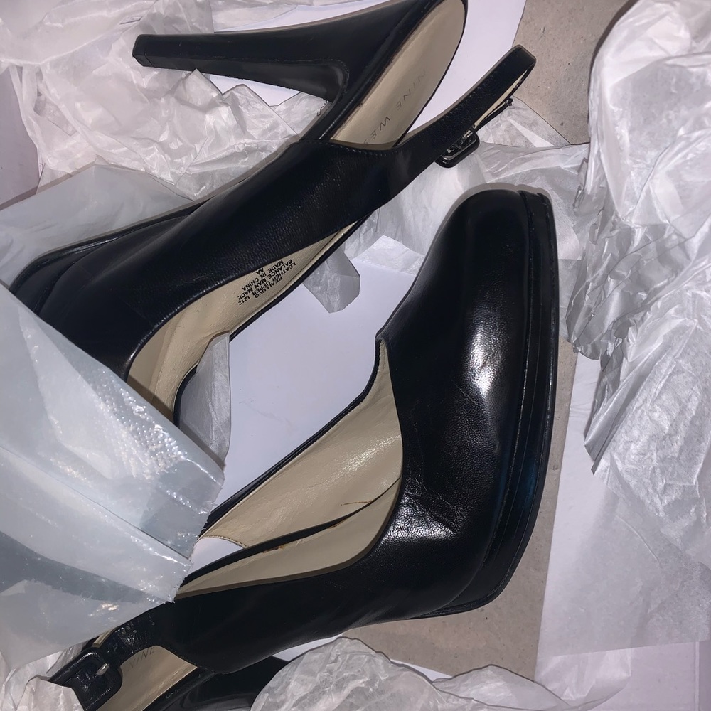 Black Sling Backs - image 4